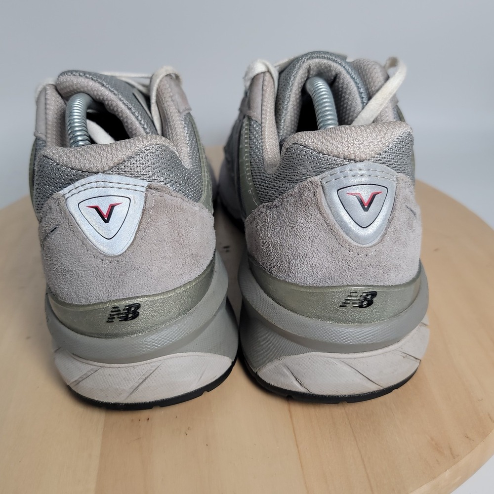 New Balance 990v5 Gray Castlerock Mens Lace-Up Running Shoes M990GL5 Size 9.5 - Picture 4 of 10